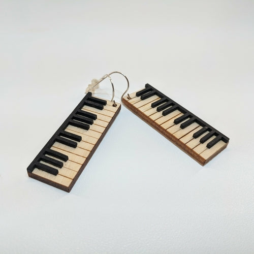 Wooden Instrument Earrings