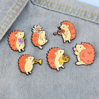 Musical Hedgehog Enamel Pin