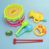 5 Piece Plastic Percussion Set