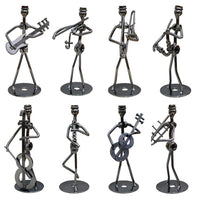 Iron Musician Decor