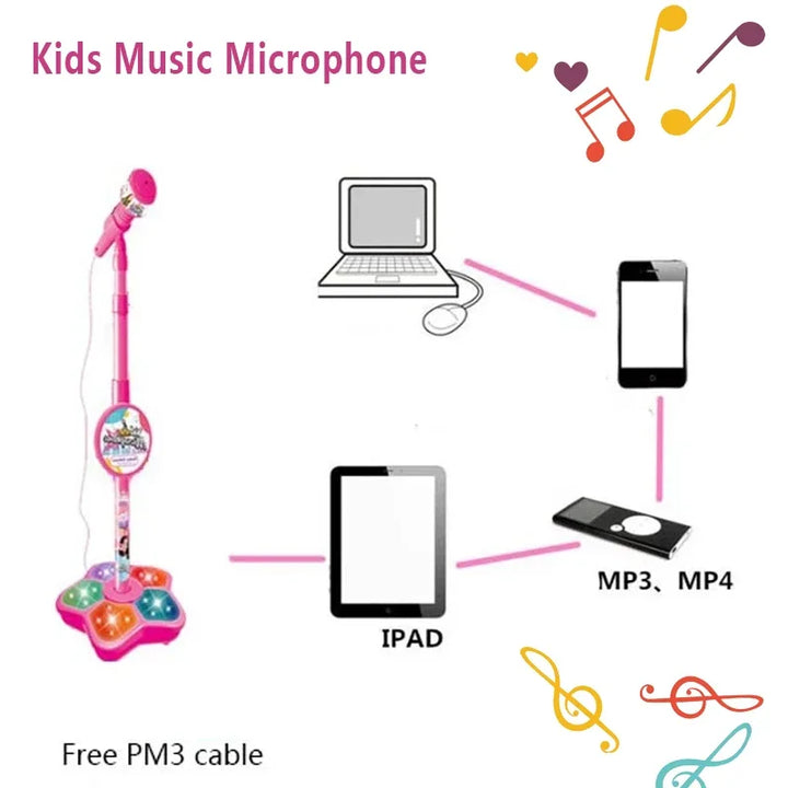 Kids Microphone with Stand