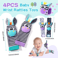 Wrist and Foot Rattles 4pc Set