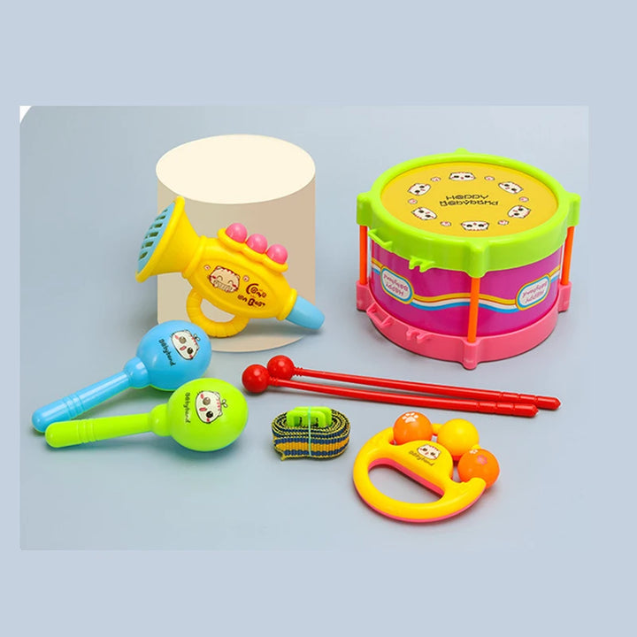 5 Piece Plastic Percussion Set