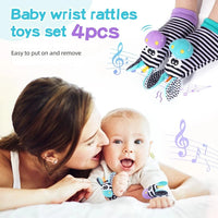 Wrist and Foot Rattles 4pc Set