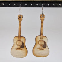 Wooden Instrument Earrings